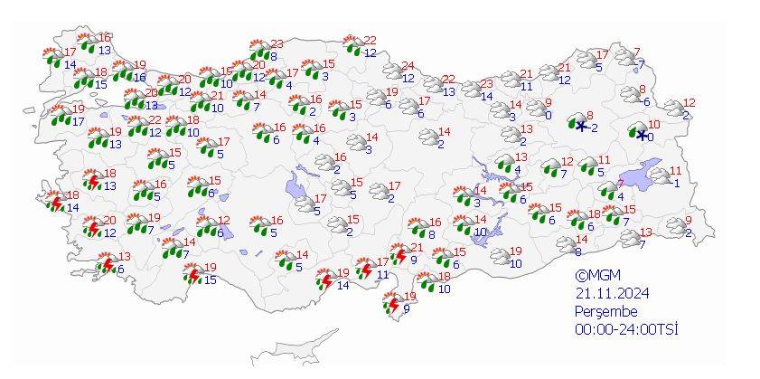 Konya’da yoğun kar yağacak 12 konum ve tarih açıklandı 19